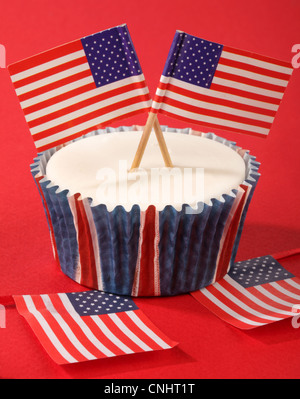 AMERICAN CELEBRATION CUPCAKE Banque D'Images