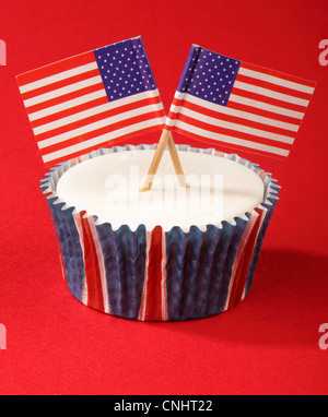 AMERICAN CELEBRATION CUPCAKE Banque D'Images