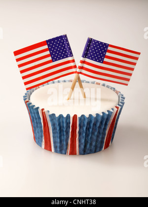 AMERICAN CELEBRATION CUPCAKE Banque D'Images