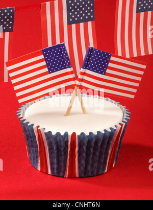 AMERICAN CELEBRATION CUPCAKE Banque D'Images