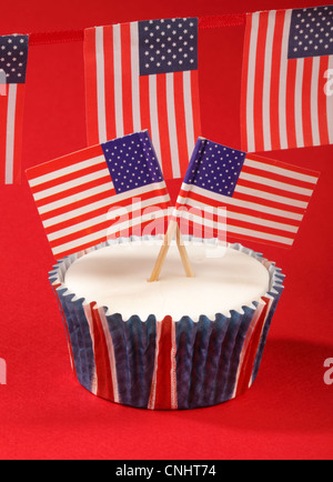 AMERICAN CELEBRATION CUPCAKE Banque D'Images