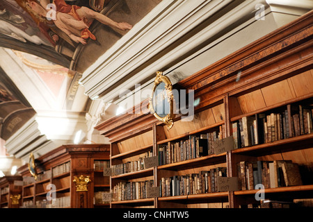 Barock jésuites Clementinum Bibliothèque Bibliothèque de Prague a été achevé 1727 très probablement d'après Kilian Ignac Dienzenhofer plan Banque D'Images