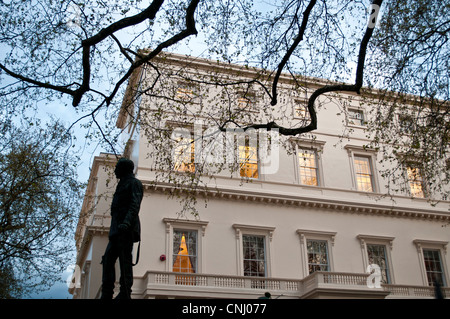 Chambre énumérés sur Carlton House Terrace, London, UK Banque D'Images