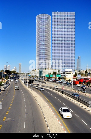 Skyline de Tel Aviv, Israël. Banque D'Images