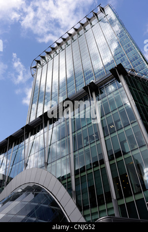 Dans un immeuble de bureaux citypoint ropemaker Street au coeur de la ville de Londres. Banque D'Images