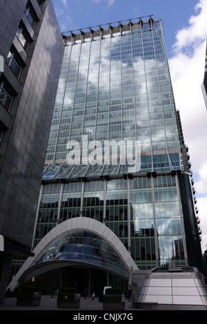 Dans un immeuble de bureaux Citypoint Ropemaker Street au coeur de la ville de Londres. Banque D'Images