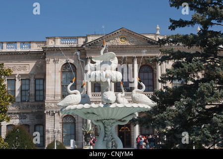 Le palais de Dolmabahce, Istanbul, Turquie Banque D'Images