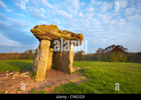 St Lythans Lythans chambre funéraire, St, Vale of Glamorgan, Pays de Galles du Sud Banque D'Images