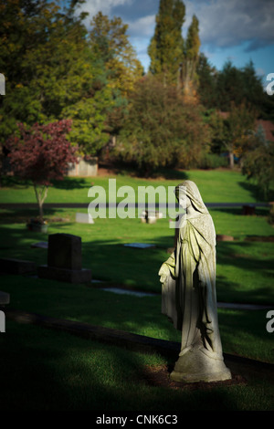 USA (Oregon), Lake Oswego, Oswego Pioneer Cemetery Banque D'Images