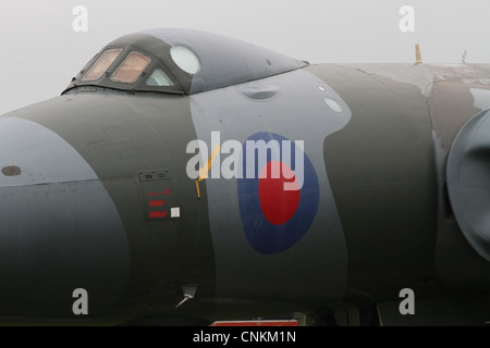 Détail du poste de pilotage bombardier Vulcan Banque D'Images
