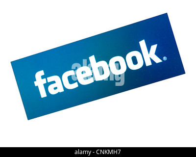 Logo Site de réseautage social Facebook Banque D'Images