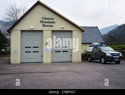 Glencoe Mountain Rescue Center Banque D'Images