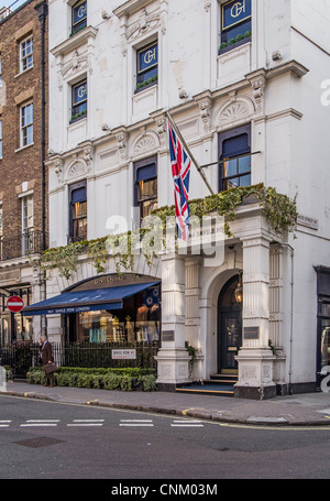 N° 1 Savile Row W1 London UK Gieves and Hawkes shop Banque D'Images