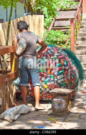 Le recyclage à Phuket, Thaïlande Banque D'Images