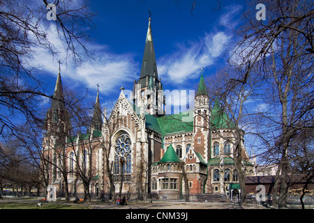 L'église de Sainte Elisabeth (1903-1911, l'architecte T. Talowski) a été construit en commémoration de la mort tragique de l'empres autrichien Banque D'Images