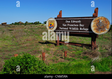 Don Edwards National Wildlife Refuge, Alviso CA Banque D'Images