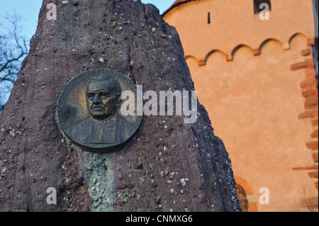 Monument Gyss à Obernai, Alsace Banque D'Images