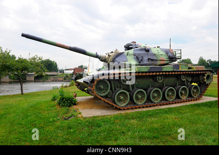 M60A3 Tank arme militaire à Nashua Iowa Banque D'Images