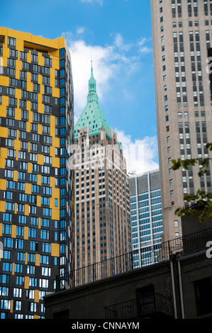 Les bâtiments de la ville de New York Banque D'Images