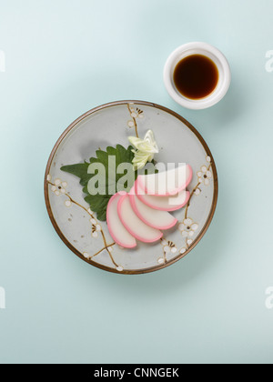 Close up of dessert riz japonais Banque D'Images