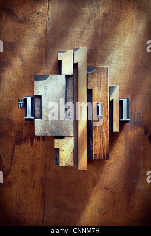 Typographie de 1 Banque D'Images