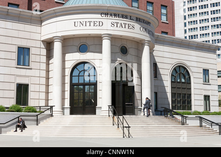 Le Charles L. Brieant United States Federal Building et palais de justice (District Sud de New York) à White Plains, New York. Banque D'Images