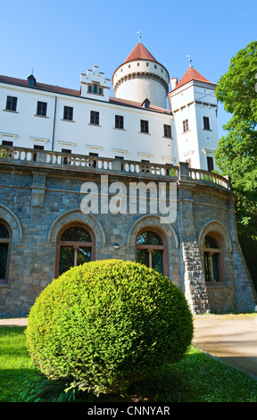 Château de Konopiste médiévale historique en République Tchèque (Bohême centrale, près de Prague ) Banque D'Images