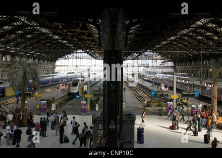 La gare de Lyon, Paris, France. Banque D'Images