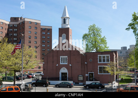 Bethel Baptist Church, à White Plains, New York. Banque D'Images