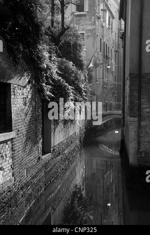 Tôt le matin, la lumière sur le Rio della toletta, Venise Banque D'Images