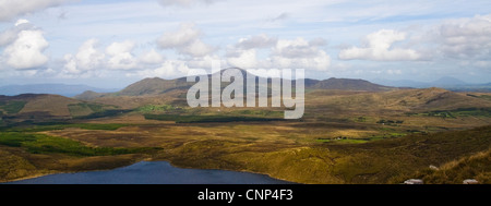 Vue panoramique de Croagh Patrick Mayo Irlande Banque D'Images