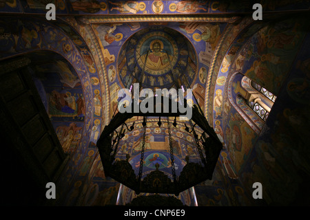 Chapelle du Palais Royal de Saint Apôtre André dans le Palais Royal de Dedinje à Belgrade, en Serbie. Banque D'Images