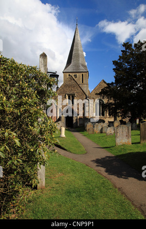 Saint Jame's Church in Shere, collines du Surrey, Surrey, Angleterre Banque D'Images