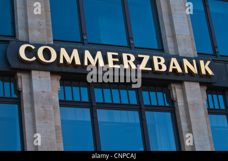 La Commerzbank Leipzig, Allemagne. Banque D'Images