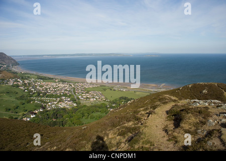 Sychnant Pass Dwygyfylchi du Pays de Galles du Nord Banque D'Images