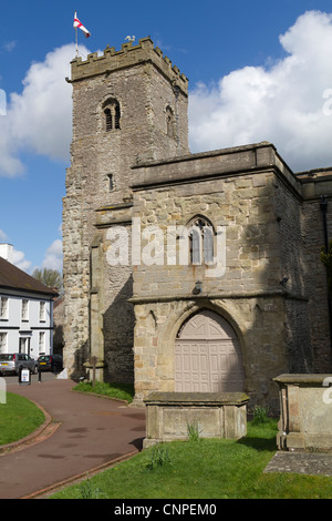 L'église de la Sainte Trinité de Much Wenlock Shropshire Banque D'Images