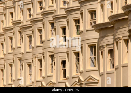 Maisons et appartements dans la région de Regency Square du Nouveau-Brunswick, Hove, East Sussex. Banque D'Images