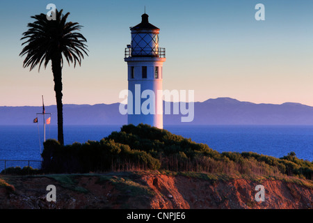 Photo de la Pt. Vincente phare sur la côte de Californie, Los Angeles, Palos Verdes, USA Banque D'Images