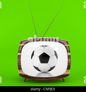 Il est temps pour le football concept Banque D'Images