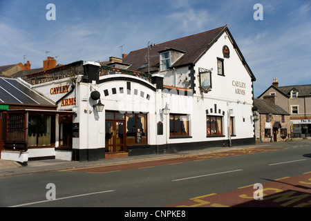 Dans les bras de Cayley Rhos on Sea North Wales Banque D'Images