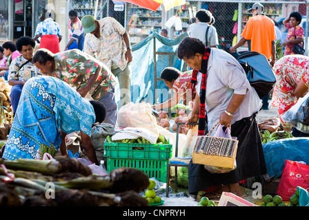 Scène de marché Fidji nadi Banque D'Images