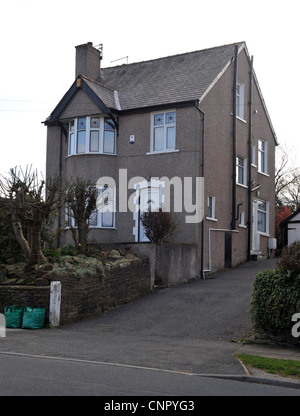 L'ancien domicile conjugal de Peter Sutcliffe, the Yorkshire Ripper dans Garden Lane, Heaton, Bradford. La maison est maintenant habitée par Banque D'Images