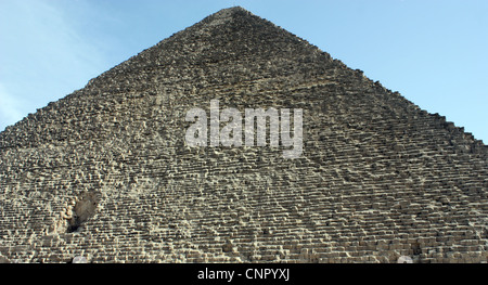 Pyramide de Chéops à Gizeh ,la plus grande pyramide égyptienne Banque D'Images