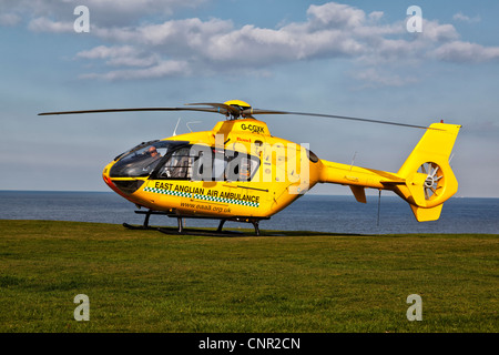 Eurocopter EC135 d'ambulance aérienne par hélicoptère Banque D'Images