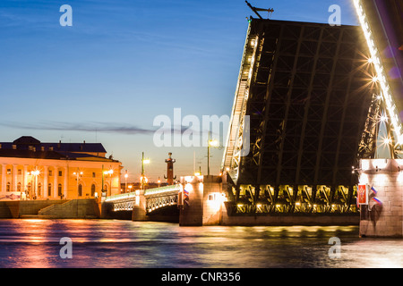 Nuits blanches à St Petersbourg Banque D'Images