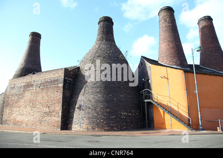 Gladstone Pottery Museum Les poteries Longton Stoke-on-Trent Stoke on Trent Banque D'Images