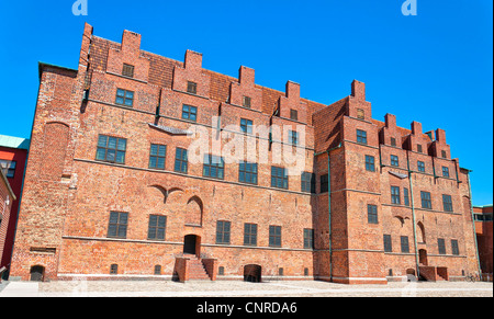 Le château historique de malmohus situé dans la ville suédoise de Malmö. Banque D'Images