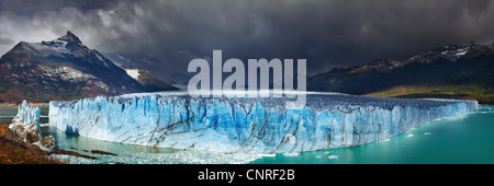 Le glacier Perito Moreno, Lago Argentino, Patagonie, Argentine Banque D'Images