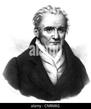 Monge, Gaspard, 9.5.1746 - 28.7.1818, mathématicien français, physicien, portrait, lithographie de Delpech, selon Hesse, XIXe siècle, Banque D'Images