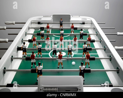 Un élégant jeu de football de table Banque D'Images